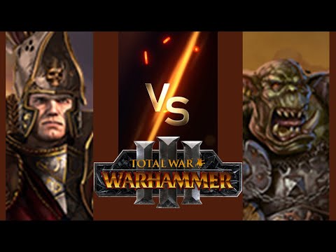 Starting Army Battles 1: Karl Franz vs Grimgor Ironhide in Total War: Warhammer 3?