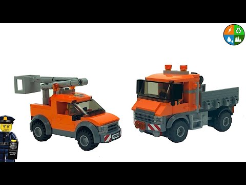LEGO Customized City Trucks 60054  & 60152