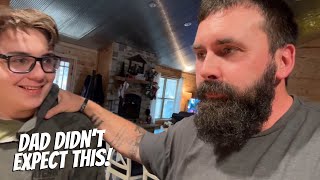 “Christmas gift made dad cry!” @DossFarm