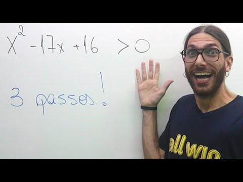 Inequações do 2 grau em 3 PASSOS! Agora você vai aprender!