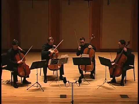 Boston Cello Quartet plays Dejardin, 