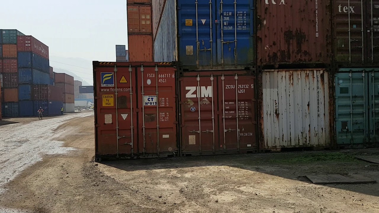 Diferença entre container HC e container DC/DRY/STANDARD