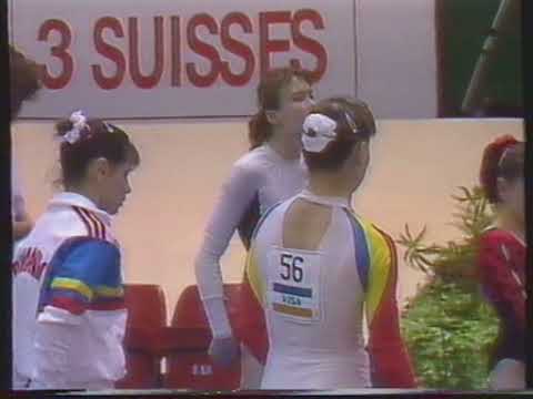 Daniela Silivas (ROM) - Europeans 1989 - Balance Beam Final