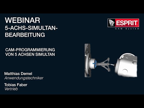 ESPRIT CAM Software Demo: 5-Achs-Simultanbearbeitung