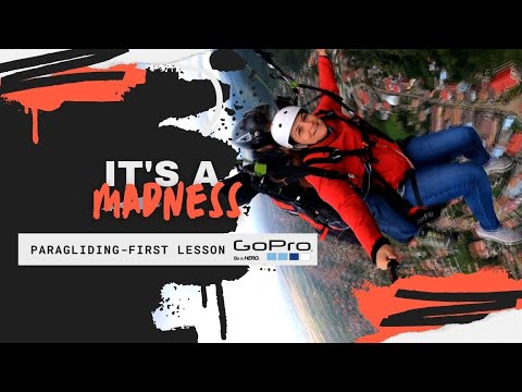 Paragliding in Transylvania - first lesson #paraglidinggirls