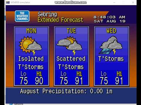 WeatherStar 4000 streaming updates