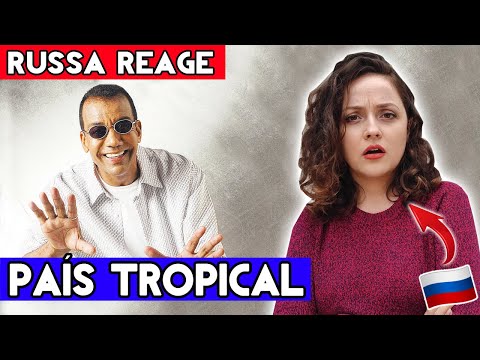GRINGA DESCOBRE PAÍS TROPICAL - JORGE BEN JOR | GRINGA RUSSA REAGINDO