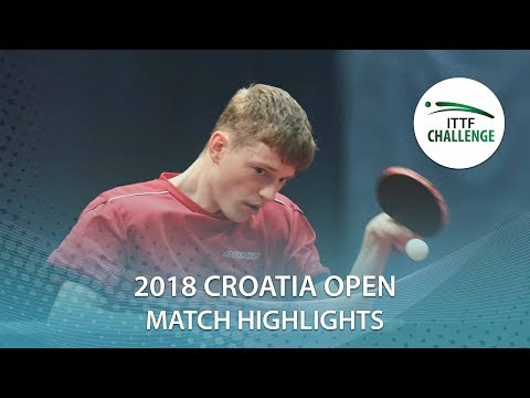 2018 Croatia Open Highlights I Anders Lind vs Aliaksandr Khanin (U21-Final)