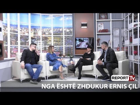 Report TV - Ernis Çili prezanton për herë të parë gruan: Në fillim ishte xheloze për mua