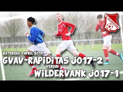 4 GOALS! GVAV-Rapiditas JO17-2 - Wildervank JO17-1 | Uitslag 0-5 | SONY FDR-AXP33
