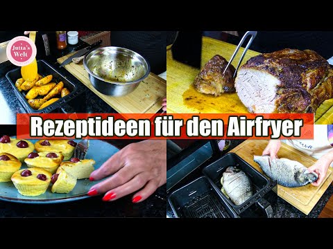 Airfryer Variety 🤩 5 delicious recipes from juicy roasts to fluffy muffins 😋
