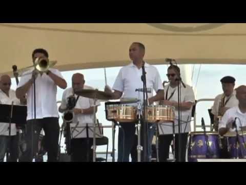 The Mambo Legends at Orchard Beach Bronx N Y  video by Jose Rivera 8:3:14~