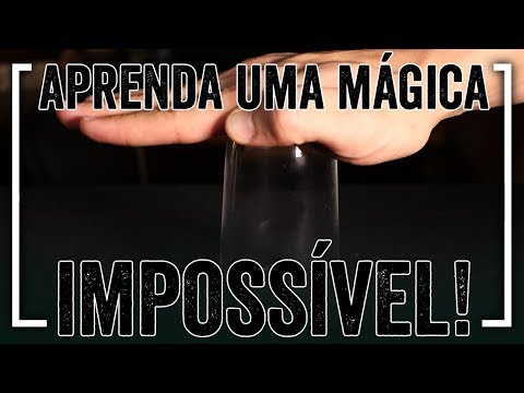 HOW TO DO THE MAGIC TRICK OF THE GLASS GOING THROUGH THE TABLE