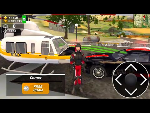 HFPS Helicopter Flight Pilot Simulator - Car, Plane and Van Driving - Android Gameplay #2