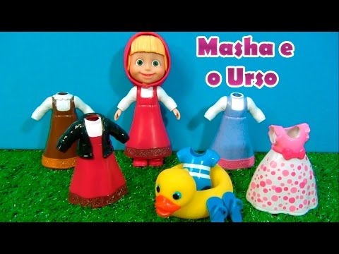 Masha e o urso! 6 roupinhas lindas #mashaandthebear  #mashaeourso #brincadeiras