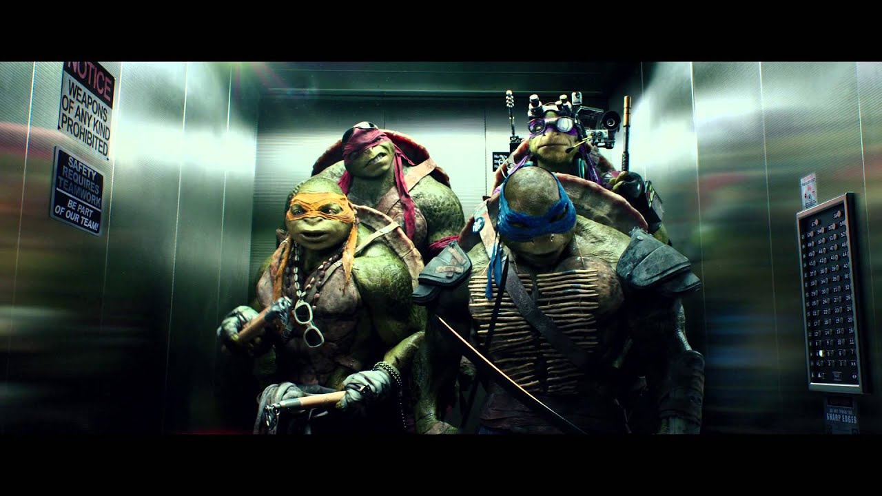 【忍者龜：變種世代】電影片段-電梯篇-全台現正熱映中