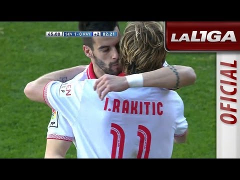 Gol de Rakitic (1-0) en el Sevilla FC - Rayo Vallecano - HD