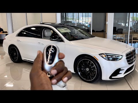 2022 Mercedes-Benz S-Class - Luxury car - S 580 4MATIC Sedan Manufaktur Cashmere White Magno
