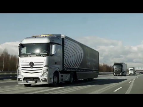 Daimler Trucks Highway Pilot Connect - PLATOONING | AutoMotoTV