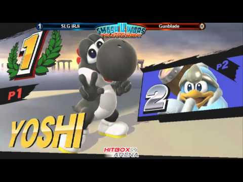 Smash 4 Wars #40 - SLG iRJi (Yoshi) v Gunblade (DDD, Ganondorf) Winner's Bracket