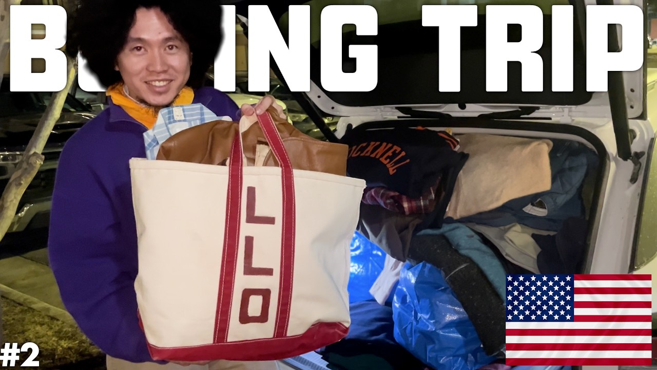 【アメリカ買付⑧-2】1日18時間…過去一ハードに探し集めたヴィンテージを大公開！