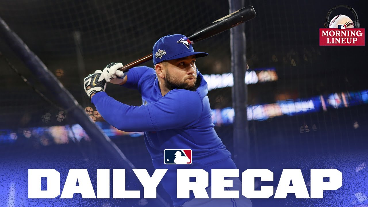 A key player to return for the Blue Jays in the World Series? | Morning Lineup (MLB Daily Recap)
