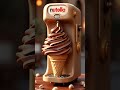 Nutella Ice Cream Swirl Ultra Creamy Dessert Visuals Viral Food Short