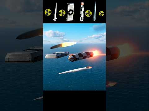 Best ☢️Nuclear☢️ Missile? | Modern Warships Im Time Traveler Modern Warship | #Shorts