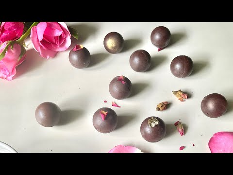 HOW TO MAKE CHOCOLATE ROSE TRUFFLES