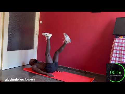 The Best 12 Min Abs Workout for Fast Results -Klein Tanko