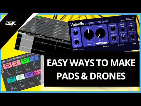 [Ableton Live Tutorial] Easy ways to make Pads & Drones [Free plugins]