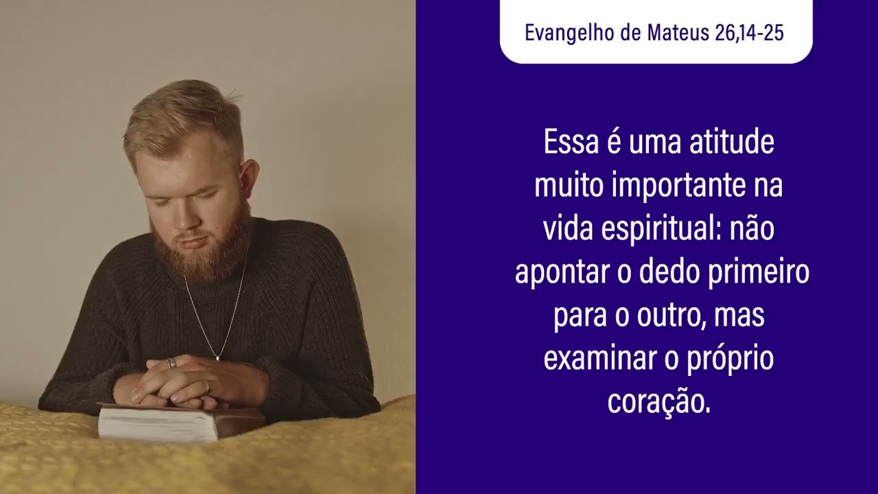 Uma pergunta atravessa o coração dos discípulos: “Senhor, serei eu?” 👇🏻 #SemanaSanta
