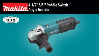 MAKITA 4-1/2" SJS® Paddle Switch Angle Grinder - Thumbnail