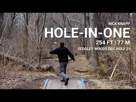 Disc Golf Hole In One | Nick Knapp | Sedgley Woods | Philadelphia, PA