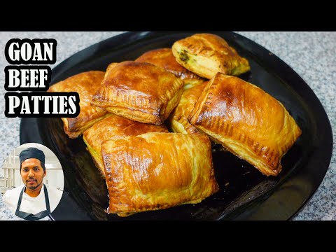 Goan Beef Patties | Goan Beef Puffs | Easy Goan Snacks Recipe | Beef Puff Pastry | Ivon's Kitchen