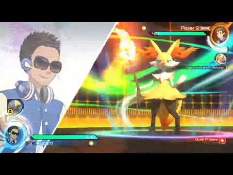 Pokken Battle Chandelure VS Braixen Vs Cousin
