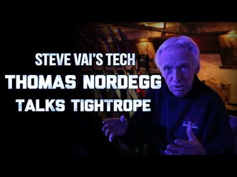 Steve Vai's Tech Thomas Nordegg talks about the Tightrope Cable