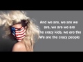 Ke$ha - Crazy Kids ft. will.i.am (LYRICS) 