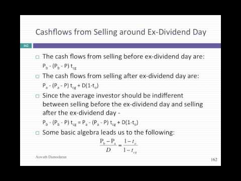 27 Dividend Policy Part 1