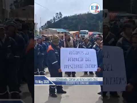 Cochabamba: Cortan las rutas a Santa Cruz, occidente y el cono Sur