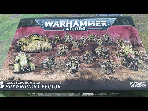 Unboxing - Death Guard Battleforce - Poxwrought Vector - Warhammer 40k