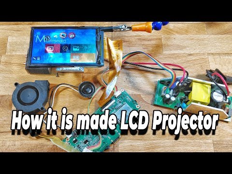 How it is made LCD Projector  | What's inside LCD projector Apeman LC250