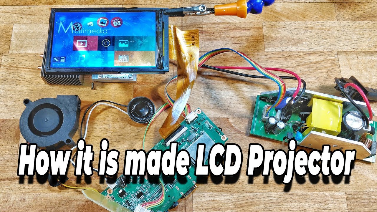 How it is made LCD Projector  | What's inside LCD projector Apeman LC250