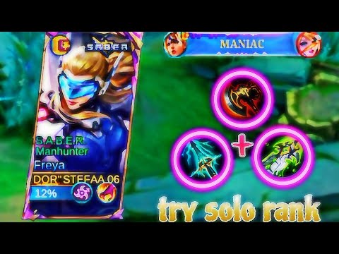 FREYA GAME PLAY maniac MOMENT AND AGGRESSIVE SOLO PLAY