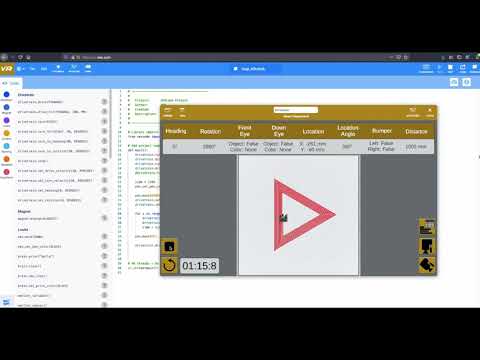 Draw Spiral Triangle Python Vexcode Vr