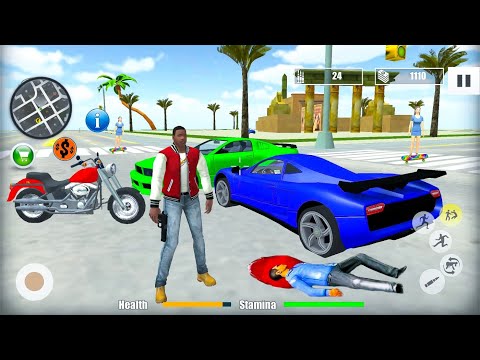 Motorbike Car and Skateboard Huge City Ramps Stunt Driver Simulator - Android Gameplay.