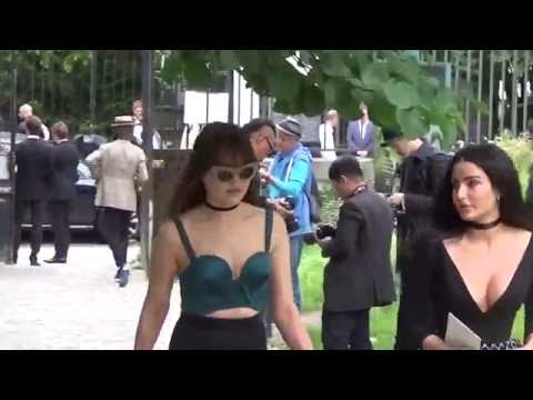 Kristina Bazan & Fiona Zanetti @ Paris Fashion Week 3 july 2016 show Ulyana Sergeenko / juillet