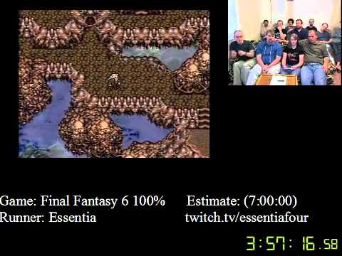 SGDQ 2012 Final Fantasy VI 100% Speedrun