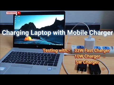 ⚡🔋   How to Charge Laptop with Mobile Charger | How to charge Laptop without charger   🔋⚡