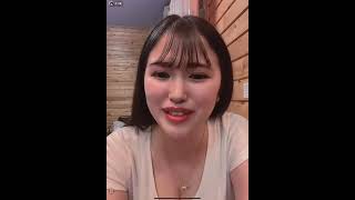 超巨乳素人生配信　TikTokライブ　谷間丸見え